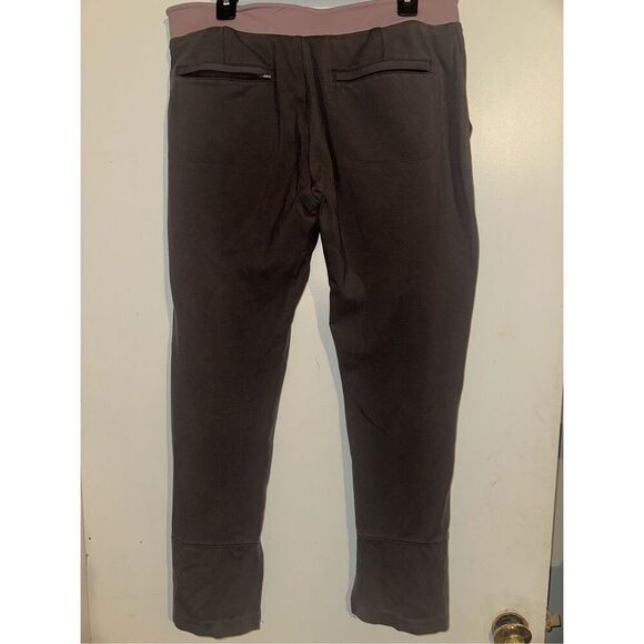 ATHLETA Hermosa Pant Women's Size L Large In Shale Pink Slit Ankle Excellent! - Picture 2 of 7